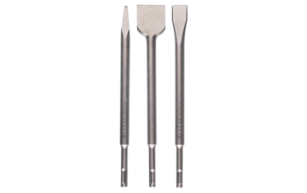 Bosch Kits de burins SDS plus, 3 pièces