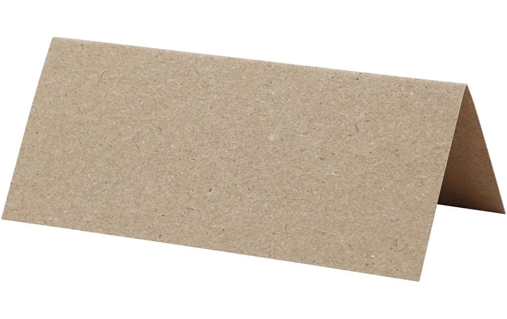 Creativ Company Marque-place de table 9 x 4 cm, 20 pièces, naturel