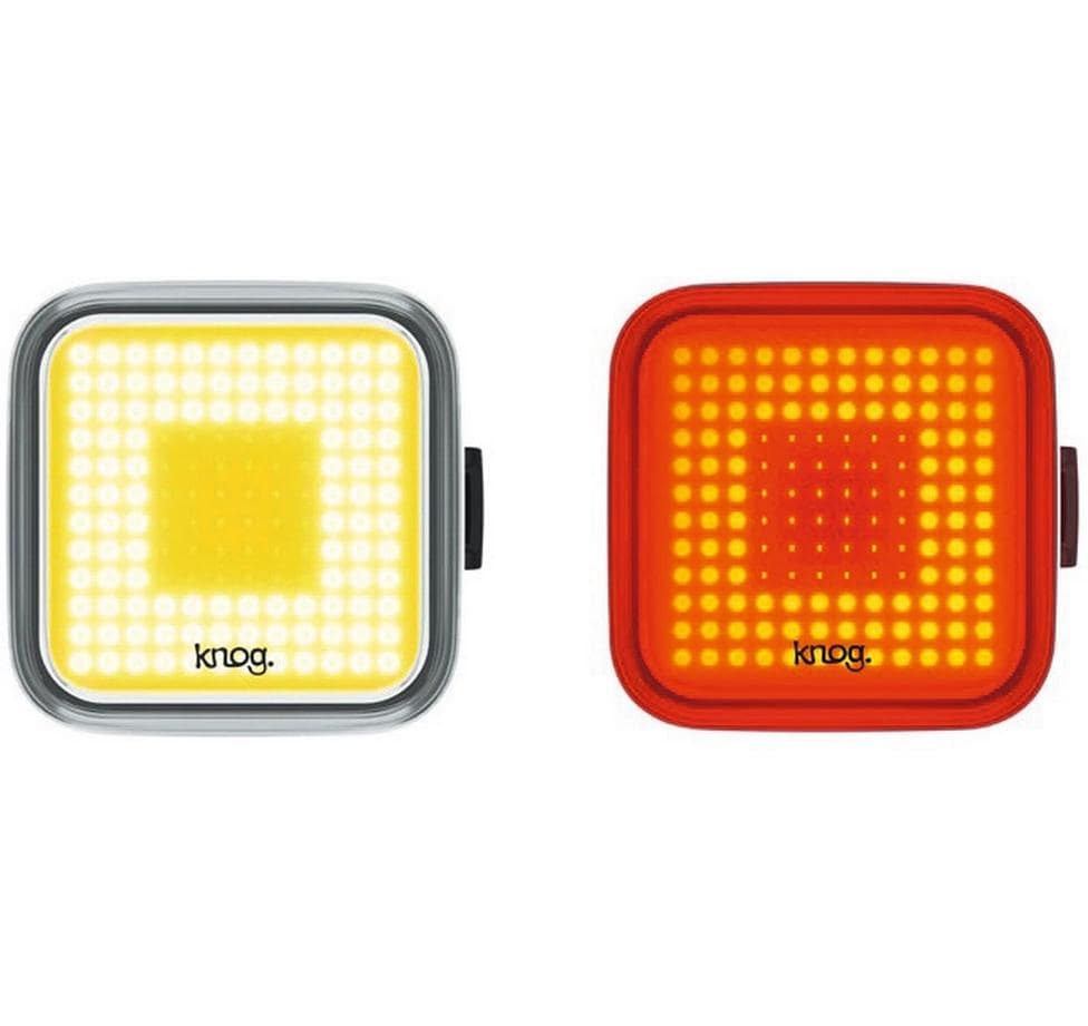 knog. Lampe de vélo Blinder Square Twinpack Jeu de lumières