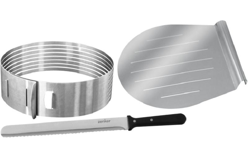 Zenker Couteau pour fond de tarte Argenté