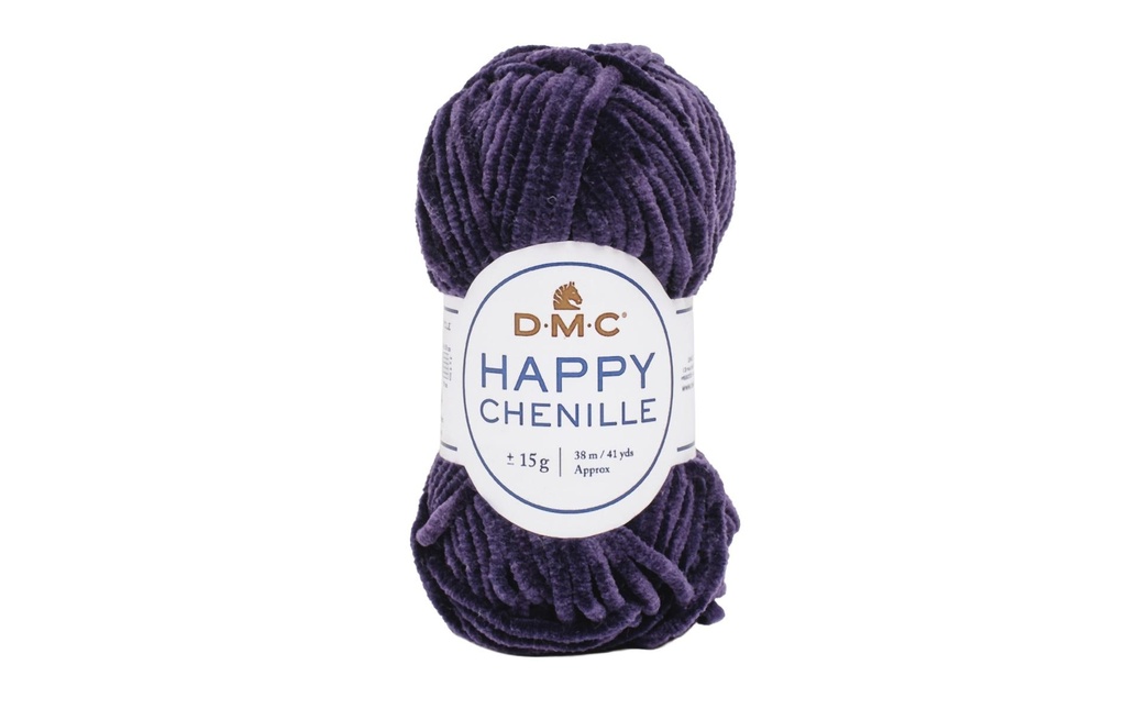 DMC Laine Happy Chenille violet foncé, 38 m