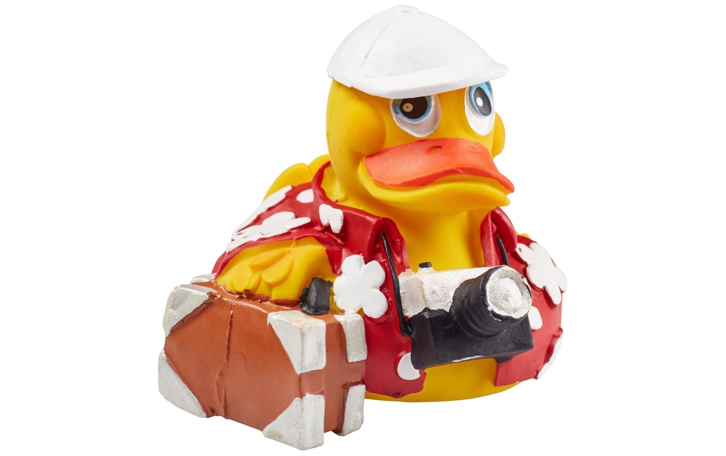 Lanco Canard en caoutchouc Les vacances, 9 cm