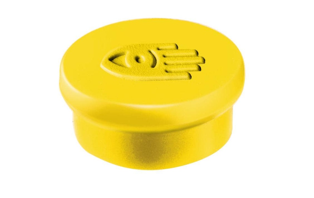 Legamaster Aimant Jaune, 10 Pièce/s