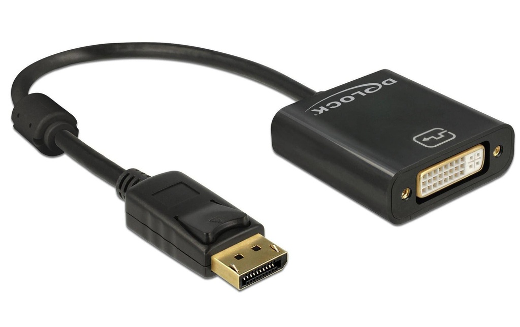 Delock Adaptateur Displayport - DVI passive, 4K, noir