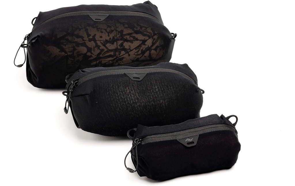 Peak Design Paquet de cubes d'emballage en maille ultralégère Noir