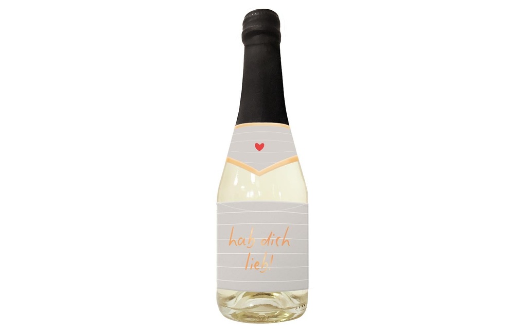 Grafik Werkstatt Bouteille de Secco je t'aime! 0.2 l