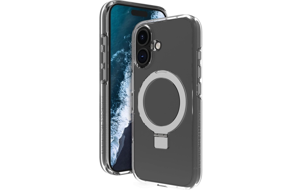 dbramante1928 Coque arrière Iceland Ultra D3O Kick iPhone 16 Transparent
