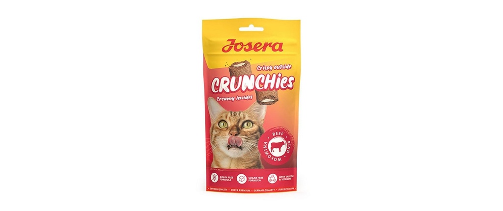 Josera Collation pour chat Crunchies Beef, 60 g