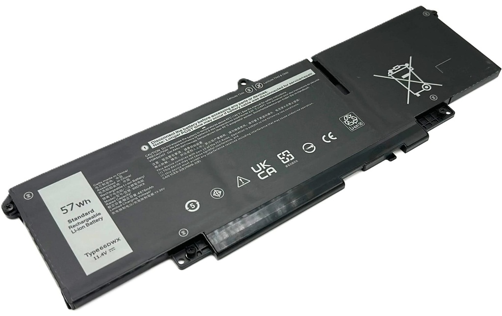 Vistaport Batterie pour Dell Latitude 16 7640/14 7440/13 7340,7640/7440/7340