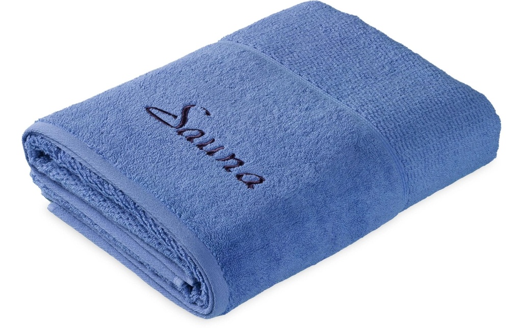 Frottana Serviette de sauna Pearl 80 x 200 cm,  Cornflower