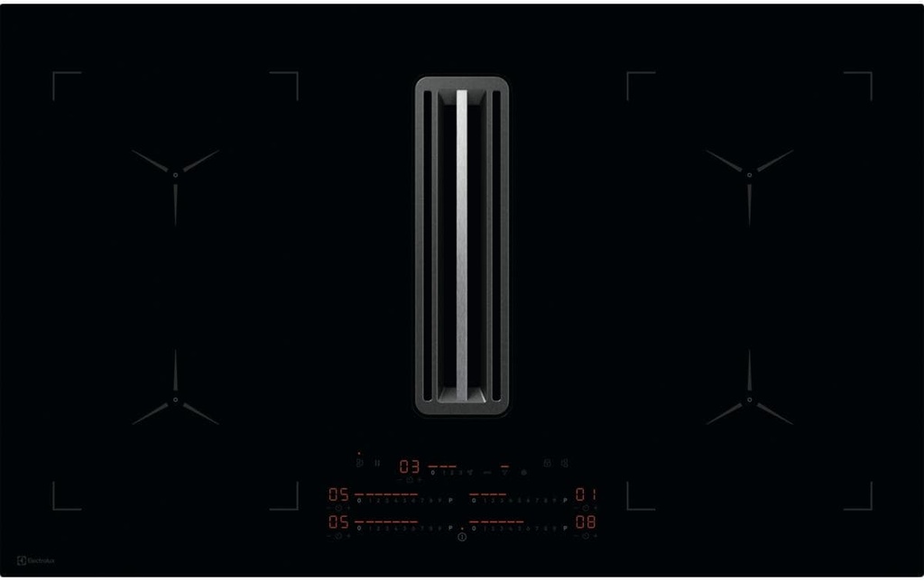 Electrolux Plaques de cuisson à induction avec extracteur d’air DMGL8362AO Sans cadre