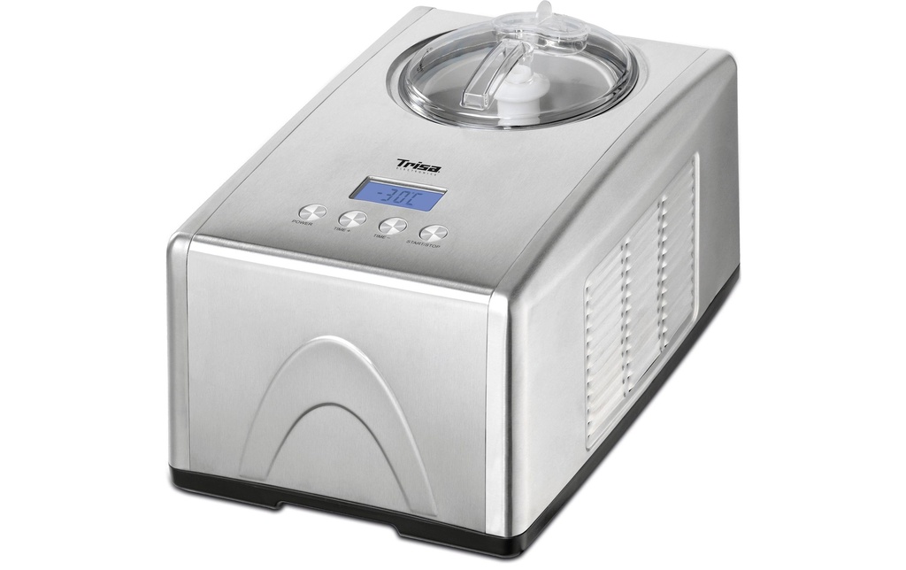 Trisa Machine à glace La Crèmeria 1.5 l, Argenté