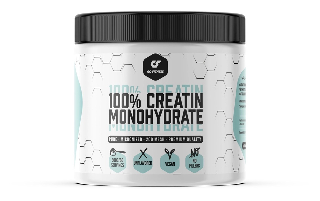Go Fitness Poudre Nutrition – Créatine monohydrate Neutre 300 g