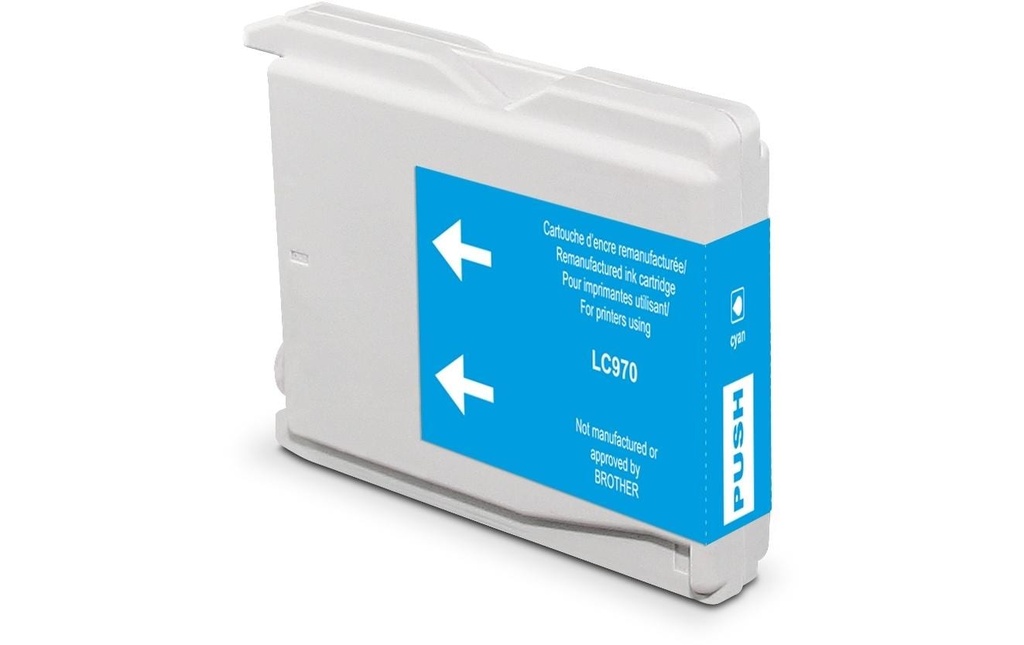 Generic Ink Encre Brother LC970C Cyan