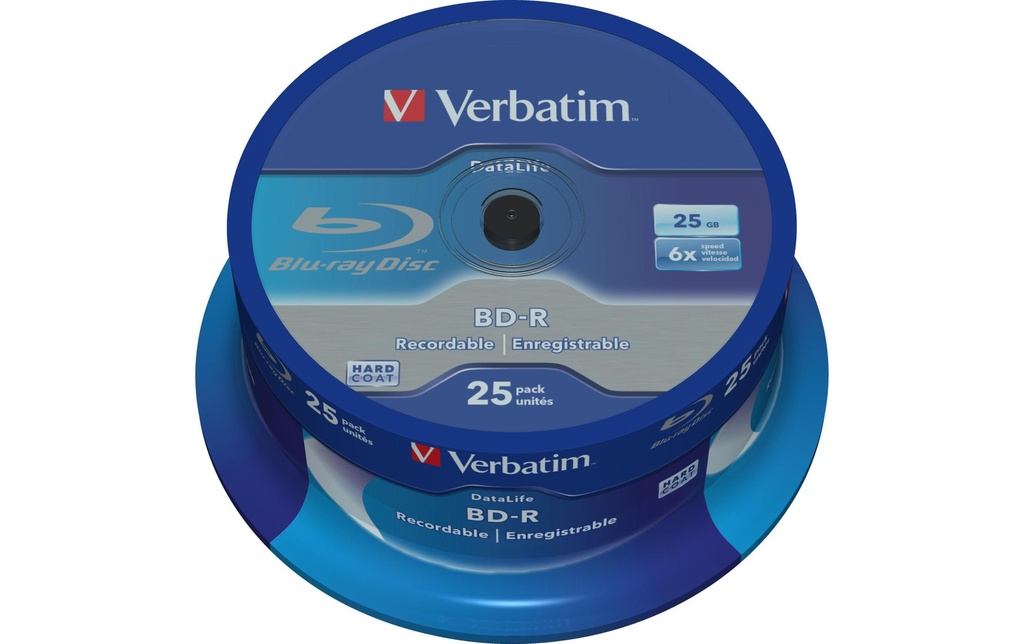 Verbatim BD-R 25 GB, tour (25 Pièce/s)