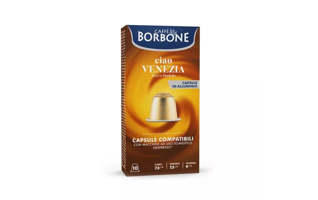 Borbone Capsules de café Ciao Venezia 10 pièces
