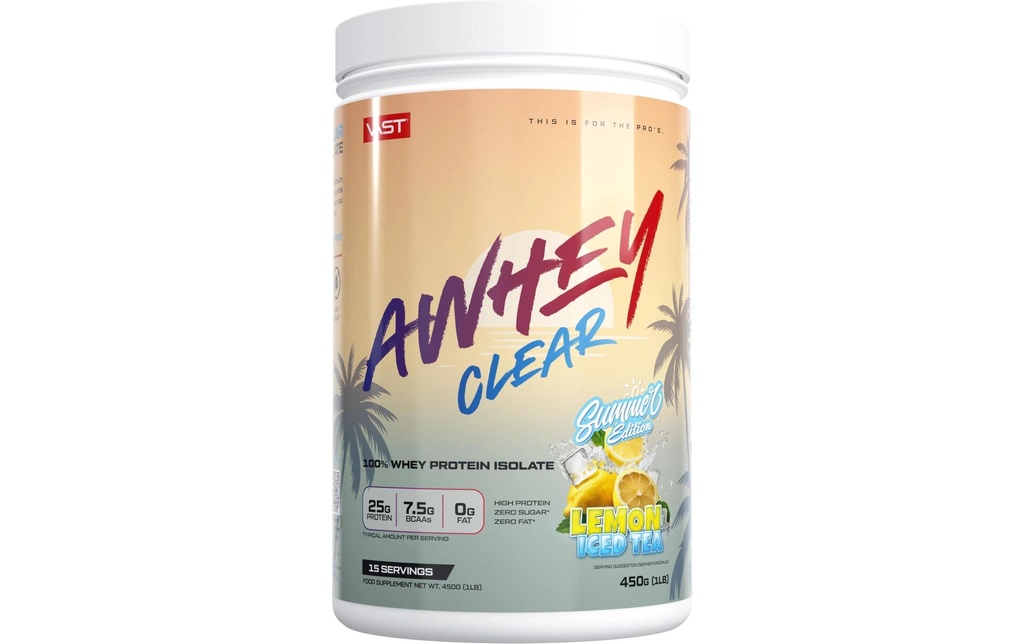 VAST AWheyClear boîte: 450g, Thé glacé au citron