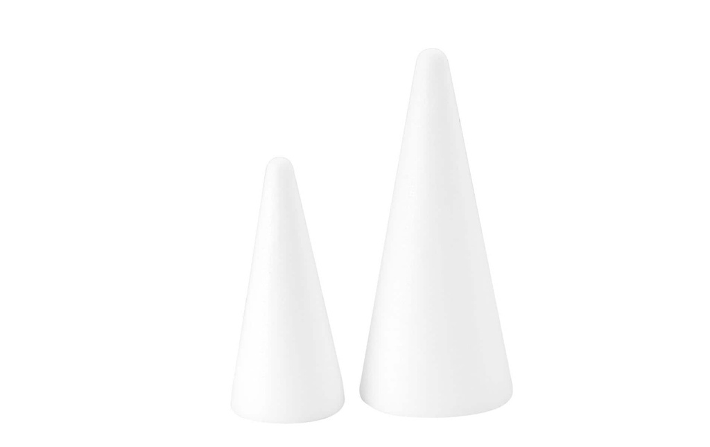Glorex Cône en polystyrène 20 cm