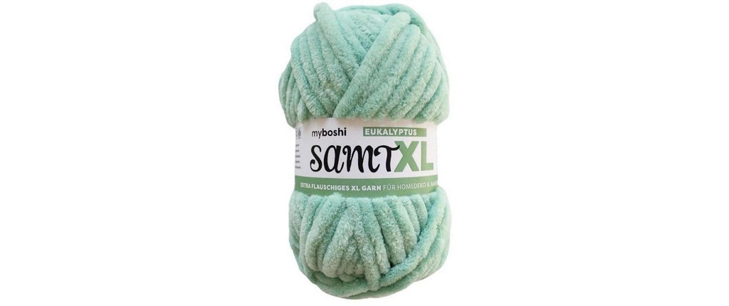myBoshi Laine Velours chenille XL Eucalyptus, 100 g, 40 m