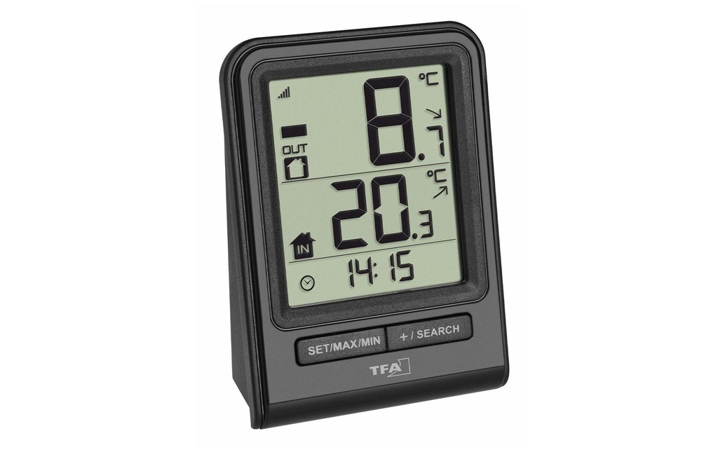 TFA Dostmann Thermomètre radio PRISMA