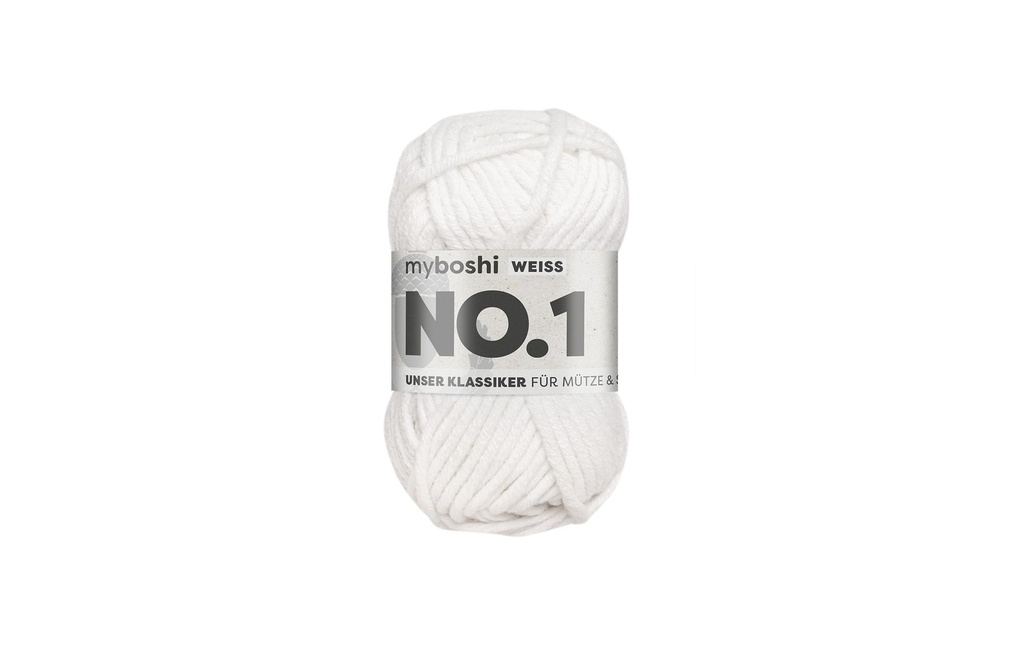 myBoshi Laine Nr.1 Blanc 50 g, 55 m