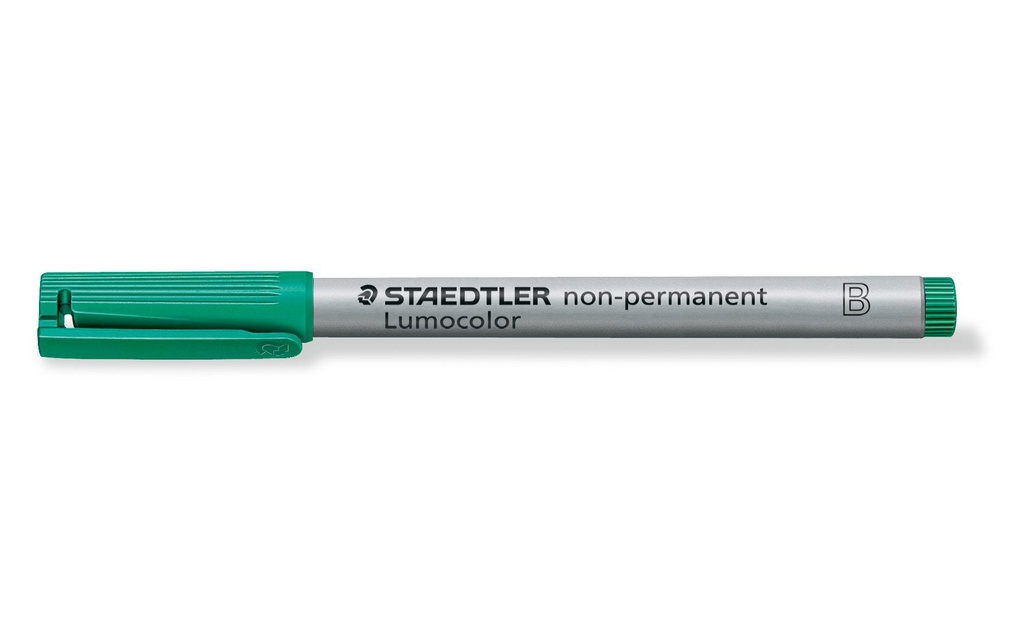 Staedtler Stylo à feuilles Lumocolor 312 Vert, soluble dans l'eau, 10 pièces