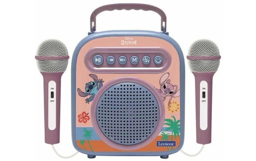 Lexibook Haut-parleur Bluetooth Stitch avec 2 microphones