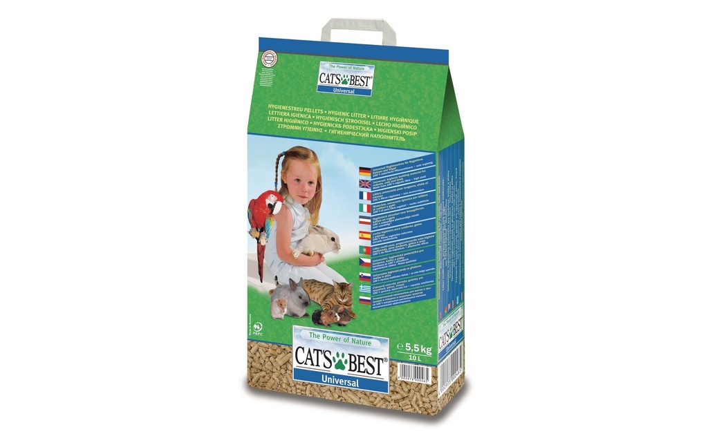 CAT'S BEST Litière pour chat Universal 10 l