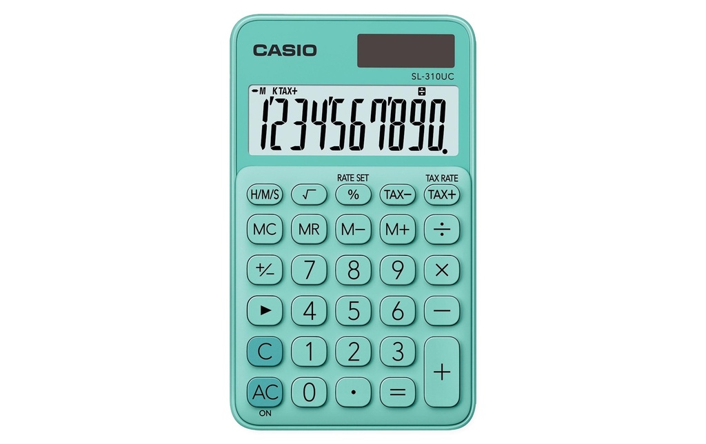 Casio Calculatrice SL-310UC-GN Turquoise