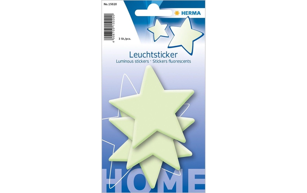 HERMA Sticker lumin.Home étoile (3 pces)
