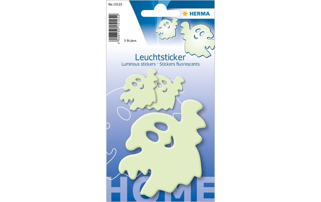 HERMA Sticker lumin.Home pt.fantôme (3 pces)