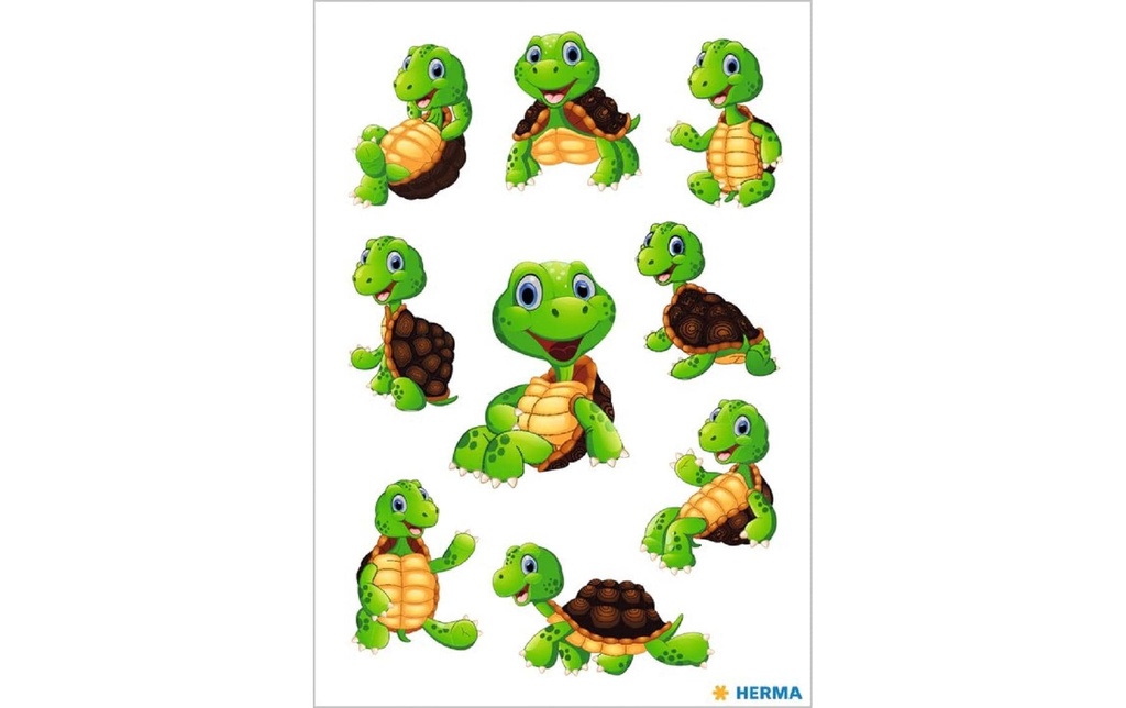 HERMA Sticker Magic Little Turtle (9 pces)