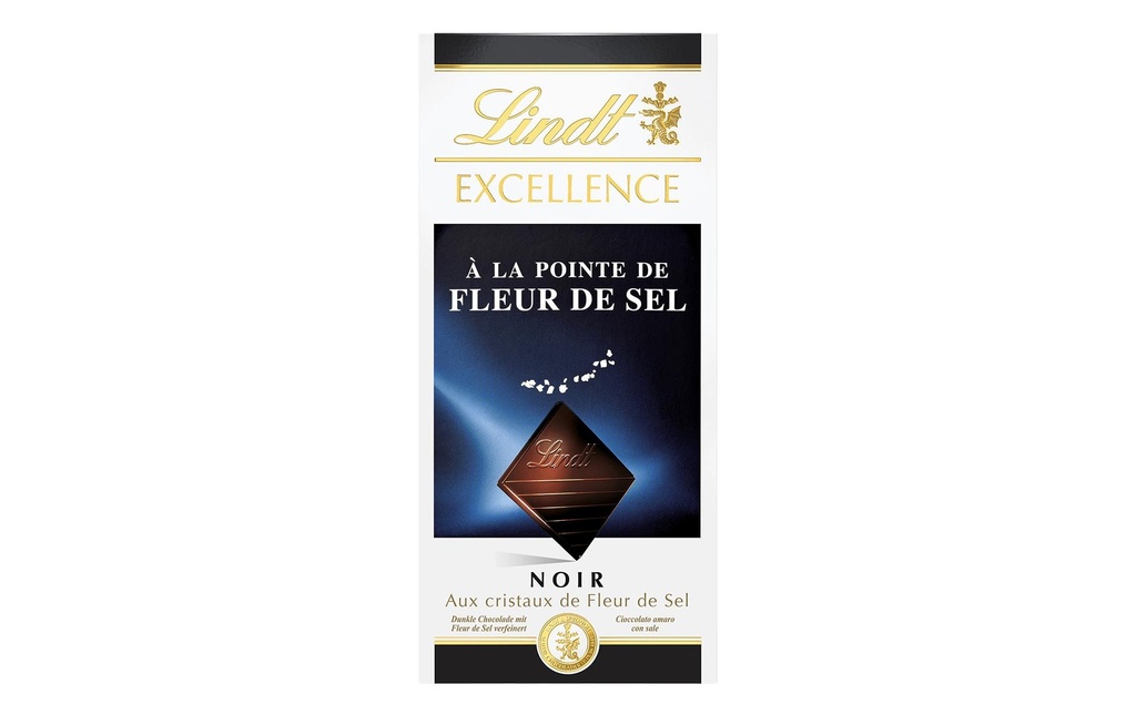 Lindt Tablette de chocolat Excellence Foncé Fleur de Sel 100 g