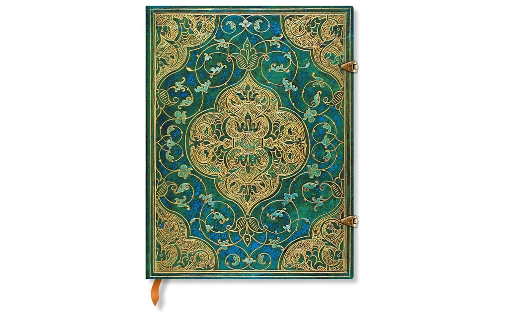 Paperblanks Carnet de notes Chroniques Ultra, Doublée, Turquoise