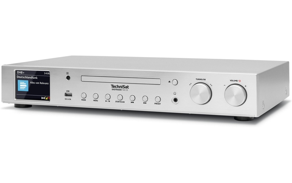 Technisat Tuner radio DigitRadio 143 CD V3 Argenté