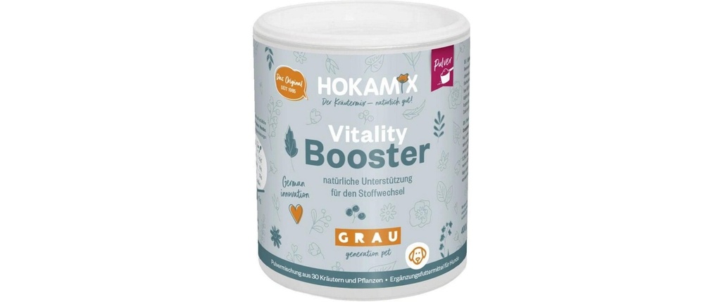 Grau Supplément alimentaire pour chiens Gris Hokamix Vitality Booster 400 g