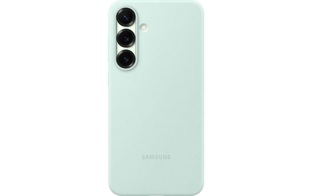 Samsung Coque arrière Silicone Galaxy S25+ Menthe