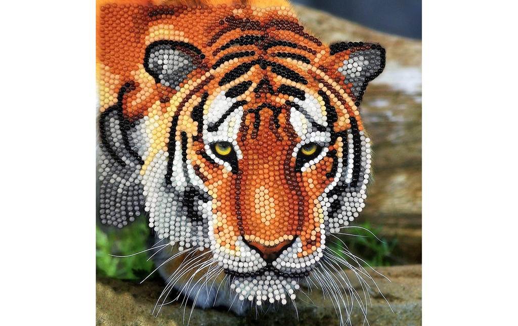 CRAFT Buddy Kits de bricolage Crystal Art Card Tiger