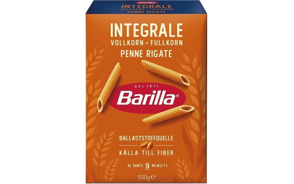 Barilla Pâtes alimentaires Integrale Penne Rigate 500 g