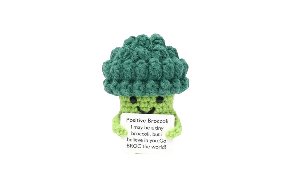 I AM CREATIVE Porte-bonheur Positif Brocoli