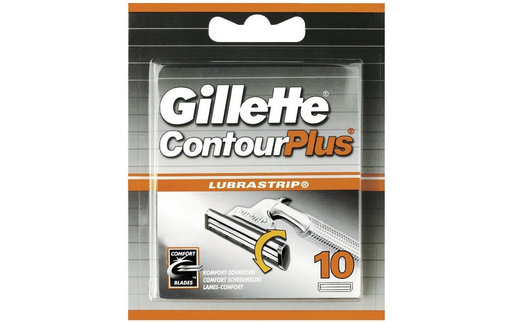 Gillette Lames de rasoir ContourPlus 10 Pièce/s