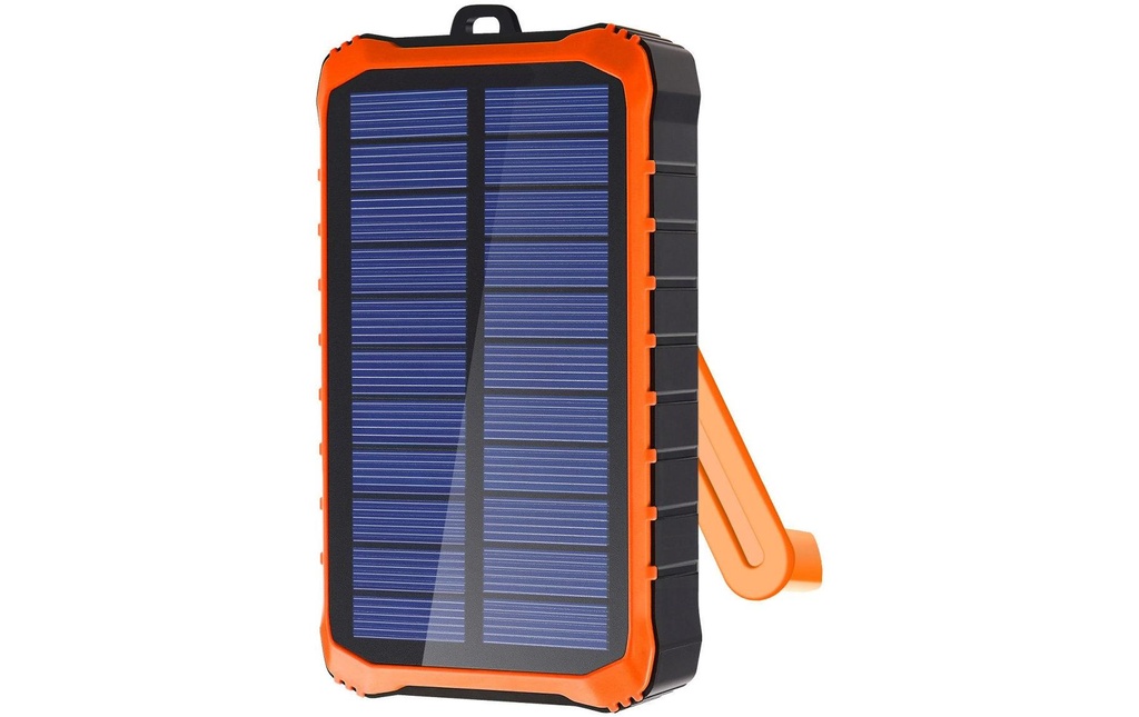 4smarts Banque d'énergie solaire Prepper 12 000 mAh