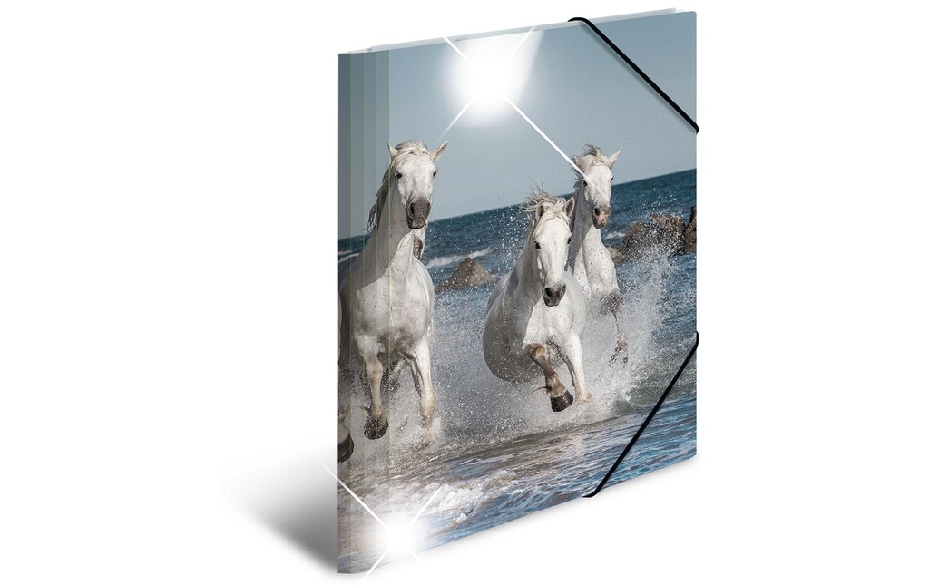 HERMA Dossier coll.A4 glossy chevaux