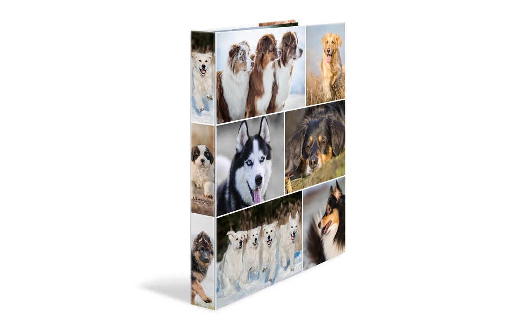 HERMA Couv.anneaux A4 35mm 2A chiens