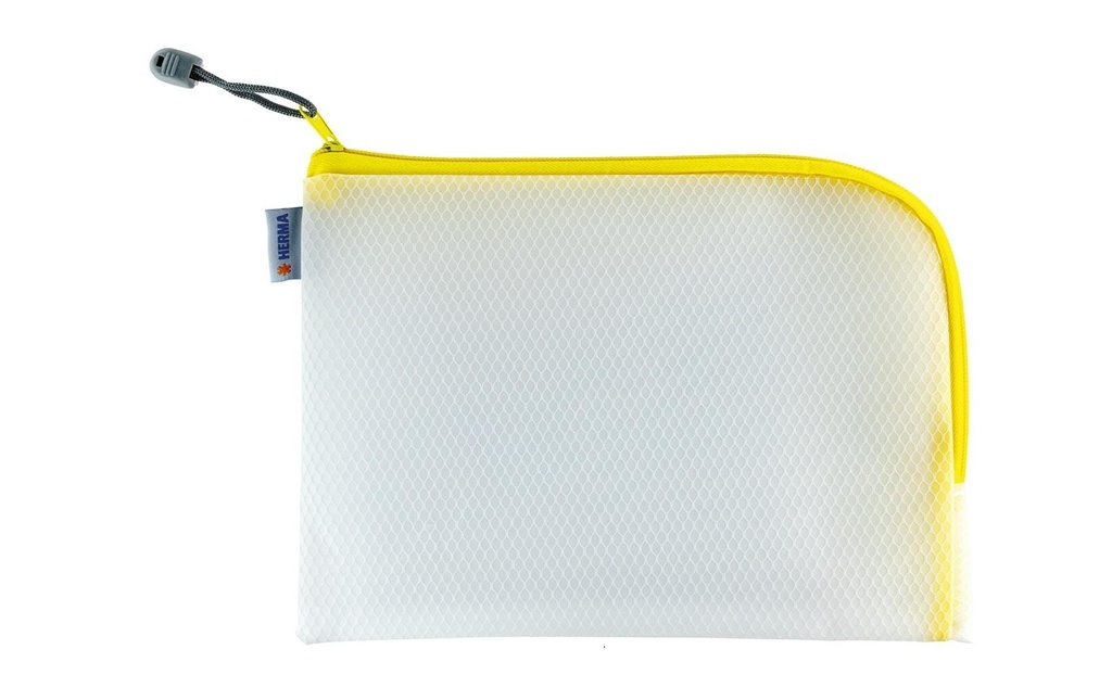 HERMA Pochette zippée 26x20 jaun