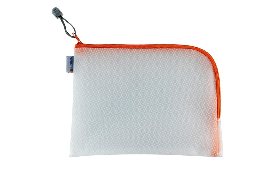 HERMA Pochette zippée 26x20 oran