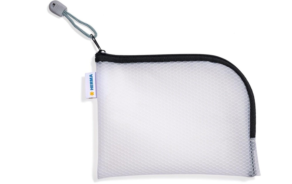 HERMA Pochette zippée 19x14 noir