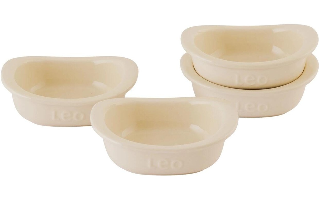 BergHOFF Services de plats en cocotte Leo Balance 4 pcs., carré, Beige 0.2 l