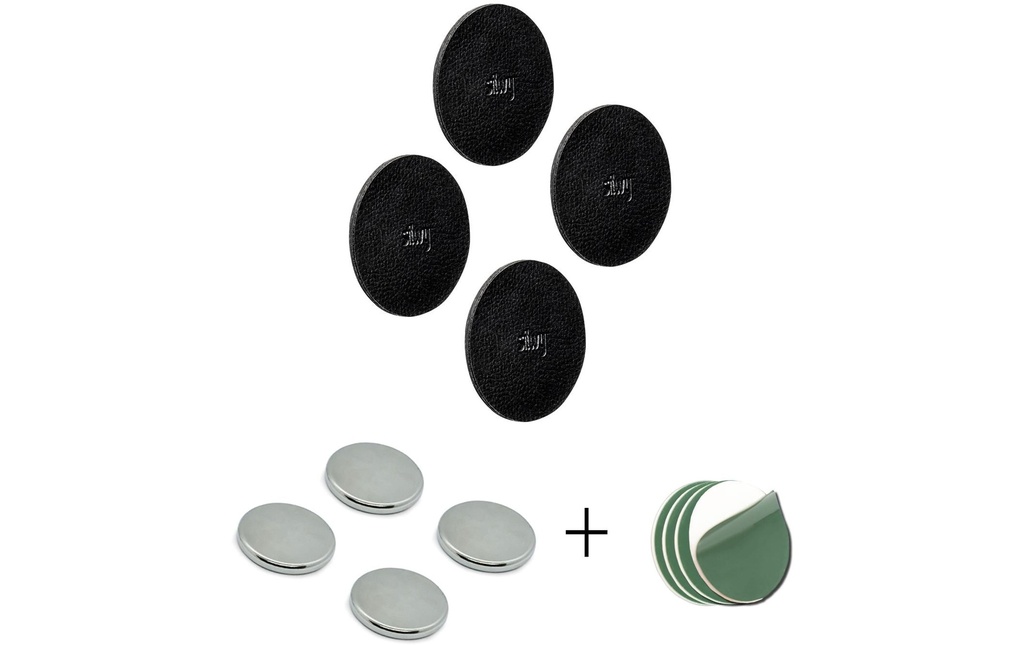 Silwy Bundle de puissance magnétique 12 pièces, noir