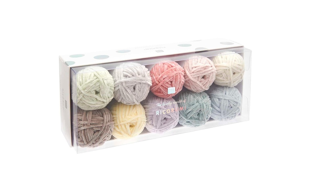 Rico Design Laine Ricorumi Nilli Nilli Pastel, set de 10